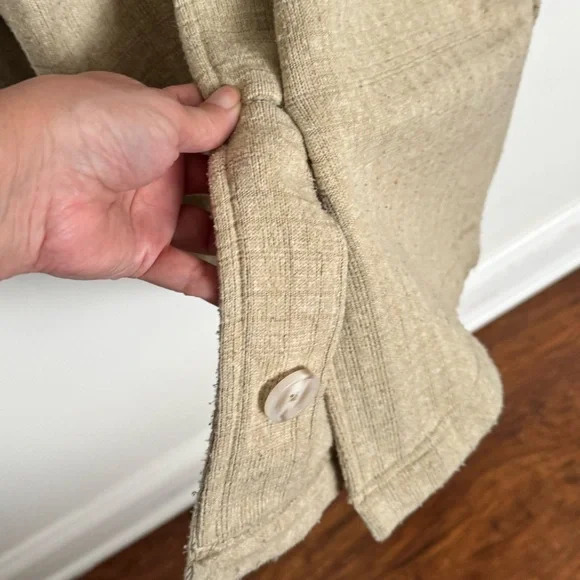 Patagonia Women's Better Sweater Coat, style number 25657, in a tan color Sz L - Picture 4 of 8